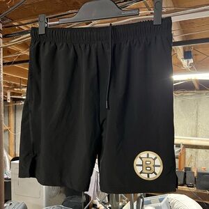 Boston Bruins Fanatics Authentic Pro Tech Shorts - Black Medium NWOT